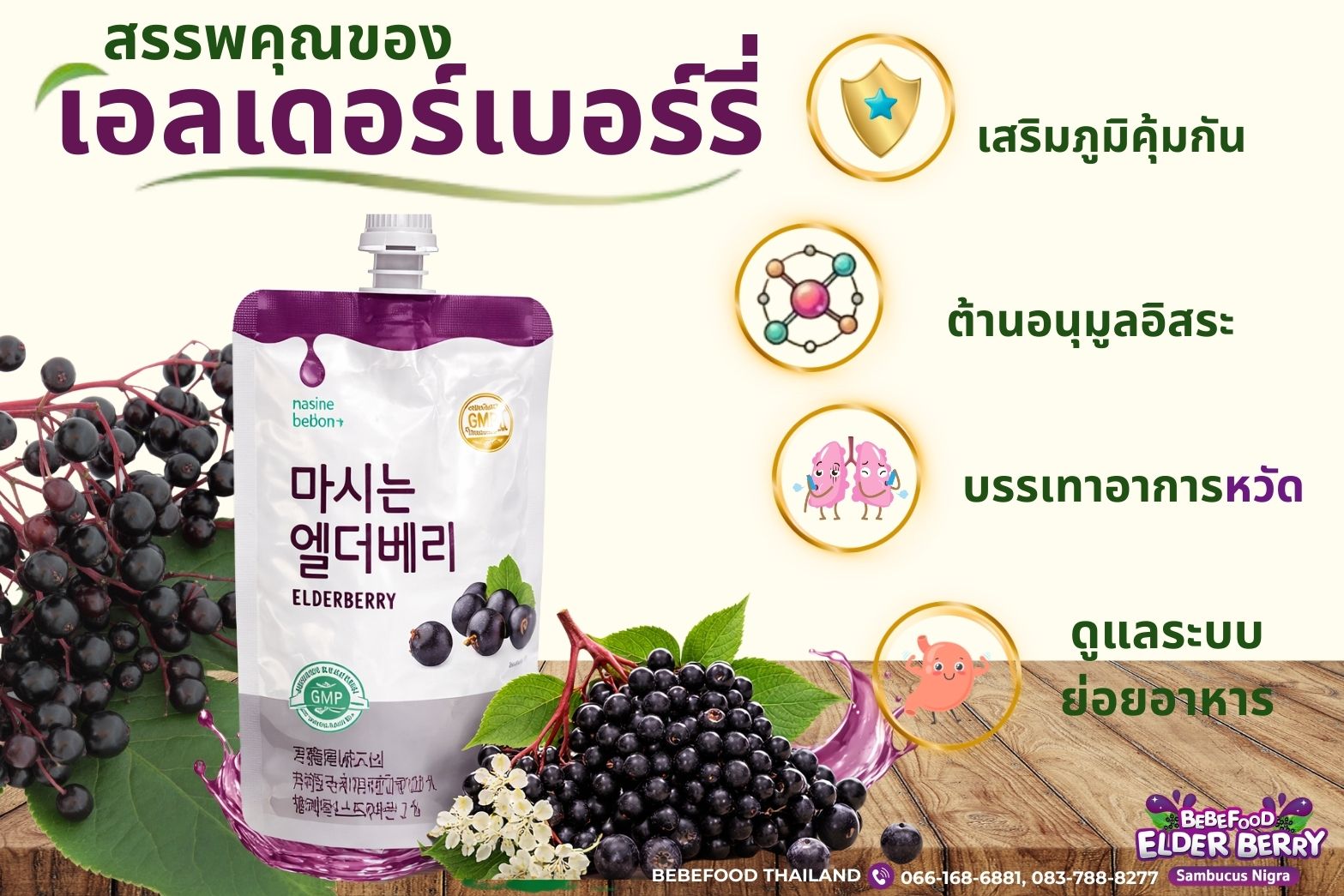 เอลเดอร์เบอร์รี่ (Elderberry)
