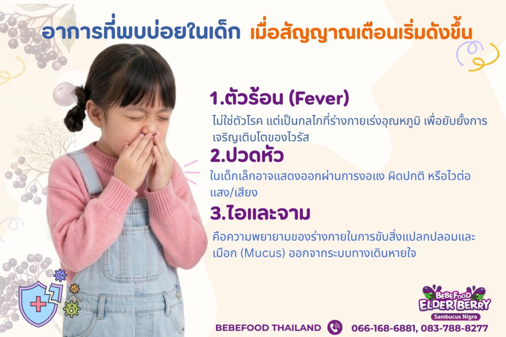 ปวดหัว ตัวร้อน ไอ จาม ในเด็กไม่ใช่เรื่องปรกติควรเสริมภูมิคุ้มกัน